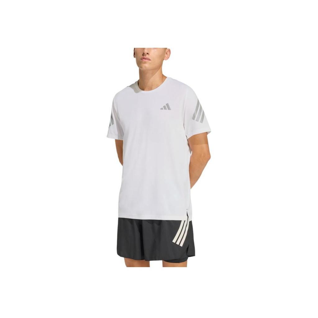 Adidas Climacool FW25 Adi365 Comfortable Skin-Friendly Striped Crew Neck Short Sleeve T-Shirt Men Tops JZ7695