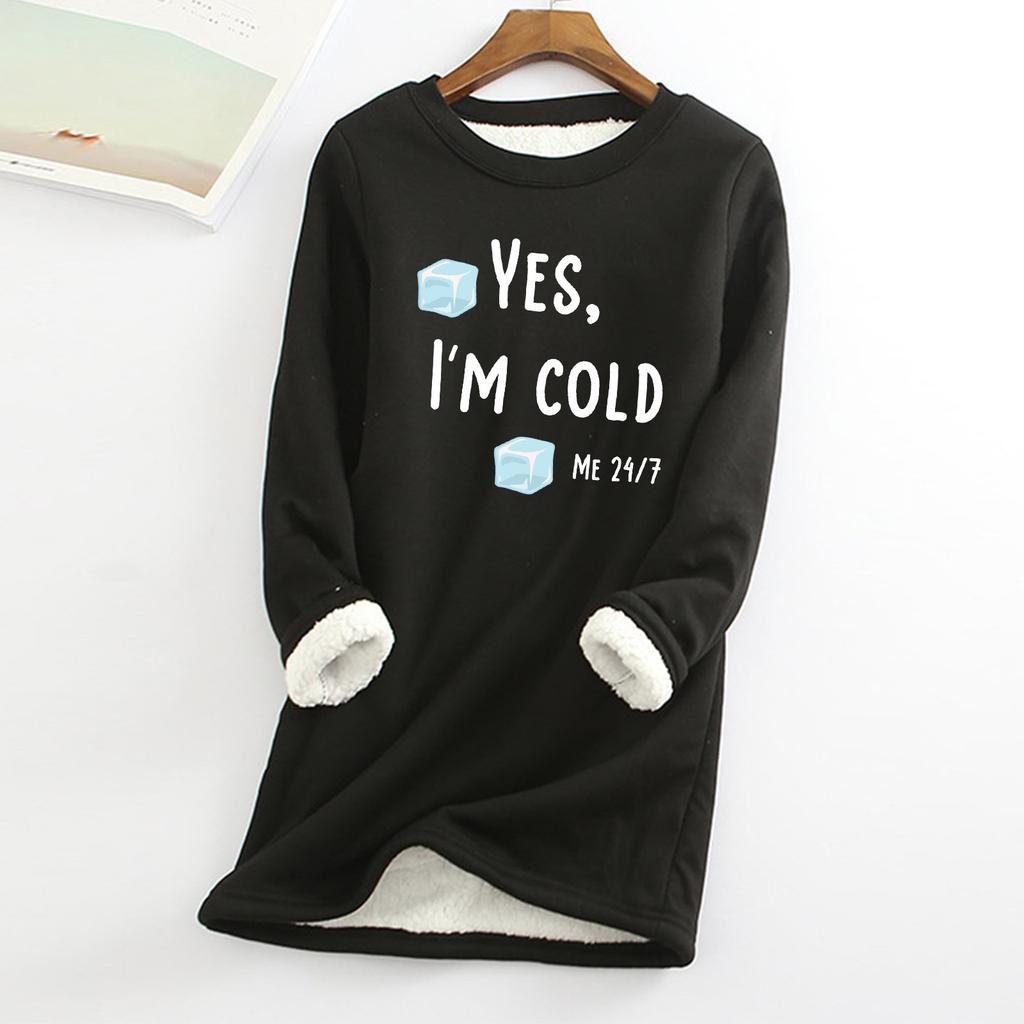 Women's Autumn Winter Plus Size Loose Thickened Velvet Warm Bottoming Shirt Top