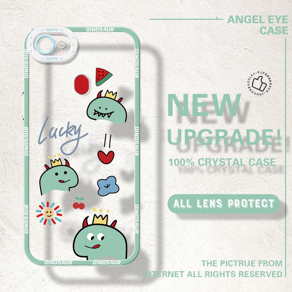 Shockproof Cartoon Astronaut Crystal Case Full Cover Camera Protection Transparent Soft Phone Casing for OPPO Reno Realme OnePlus