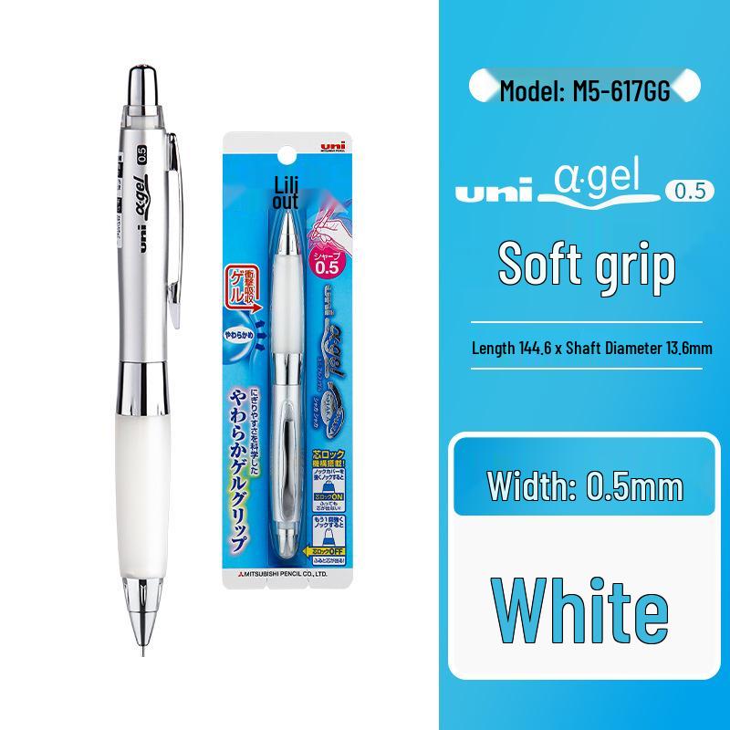 Uni Mitsubishi Soft Grip 0.5mm Mechanical Pencil for Kids HB