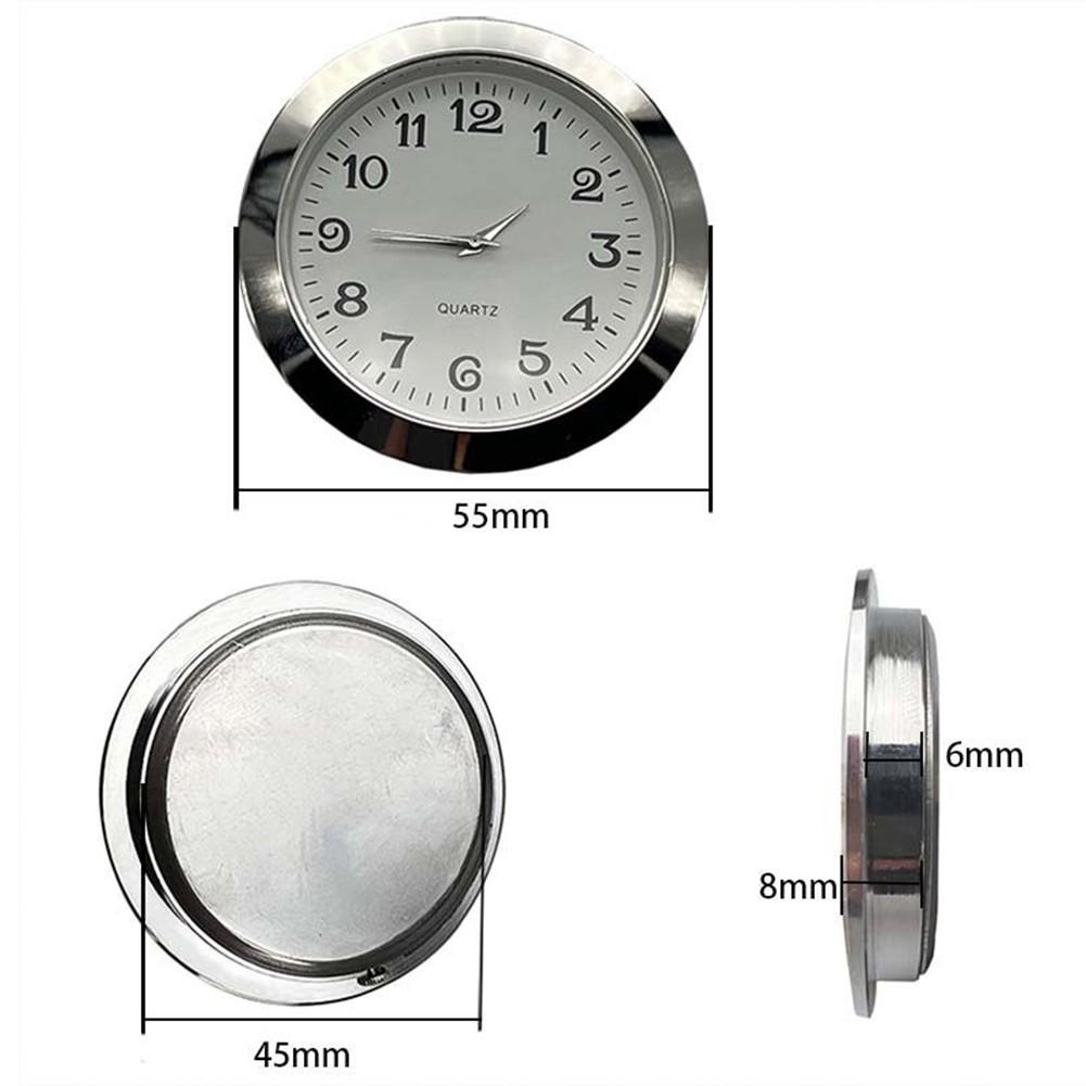 Mini Clock Insert Quartz Movement Round 55mm Round Quartz Clock Insert