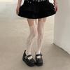 New Print Brown Fishnet Stockings Women Sexy Coffee Hollow Out Thigh High Socks Gothic Lolita Japanese Over The Knee Long Socks