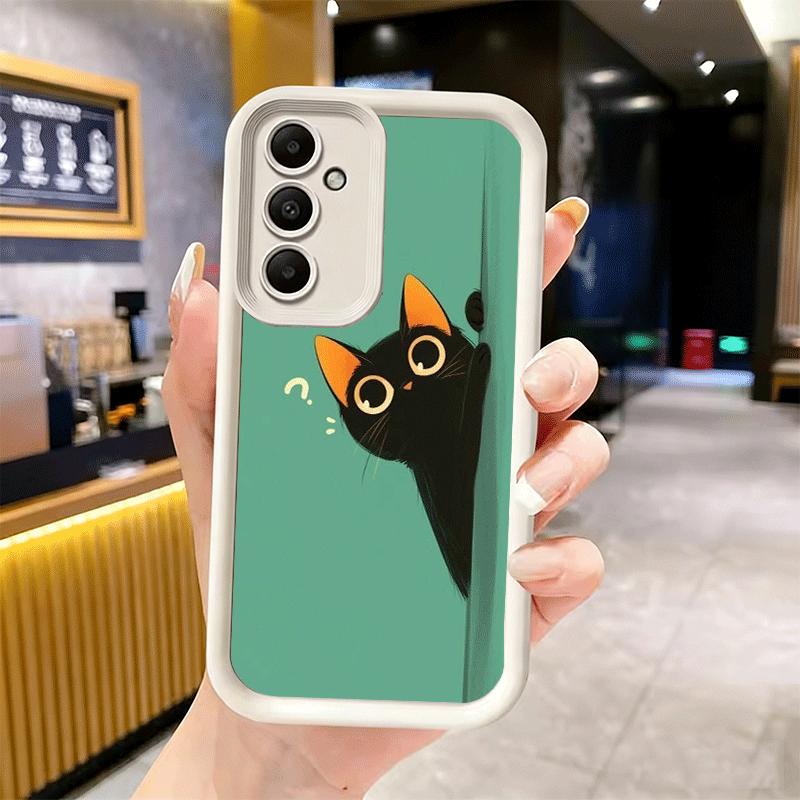 Handyhülle für Samsung Galaxy A17 A16 A15 A14 A13 Katze Niedliches Kätzchen Cartoon A56 A36 A26 A55 A35 A25 A54 A34 A24 A53 A33 A23 A07 A0