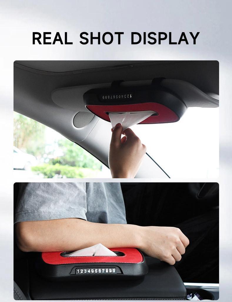 Tesla Model 3/Y/X/S Car Tissue Box - Car Interior Accessory