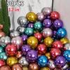 50pcs 12in Pearl Chrome Metal Balloon Golden Balloon Arch Wedding Supplies Party Decor