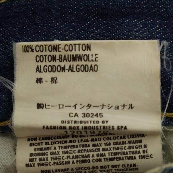 Replay Button Fly Straight Denim Pants W31 Blue Jeans Men's Used