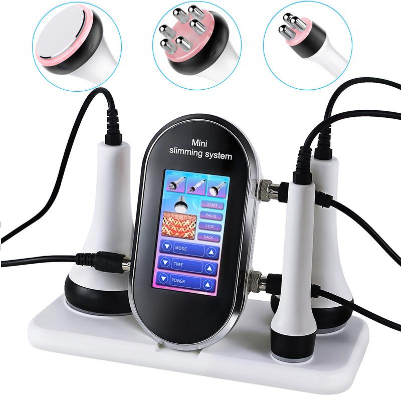 3-IN-1 Body Shaping Massage Equipment Multipolar RF Vacuum Cavitation Laser Machine Ultrasonic Slimming Skin Lifting Machine
