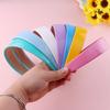 Women's PU Leather Headband 3cm Wide Non-Slip Fashion Hair Accessories for Kids and Girls Children Party Headwear Hairbands