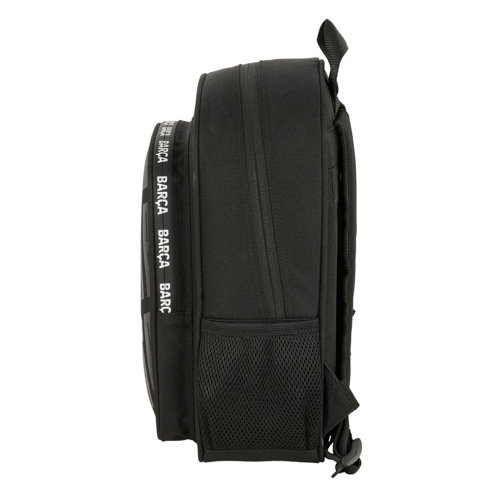 School Bag F.C. Barcelona Black 27 x 33 x 10 cm