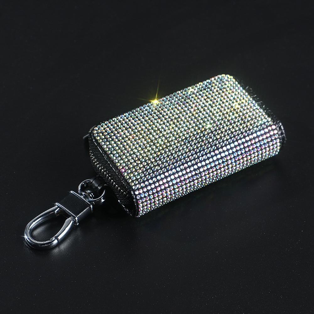 Neues Auto Schlüssel Etui Auto Halter Schale Fernbedienung Abdeckung Auto-Styling Schlüsselanhänger Geldbörsen Diamant Autozubehör Innenraum für Frau Großhandel