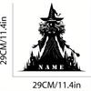 Custom Witch Metal Wall Art – Mesmerizing Halloween Decor for Fantasy Lovers, Unique Decorative Sign