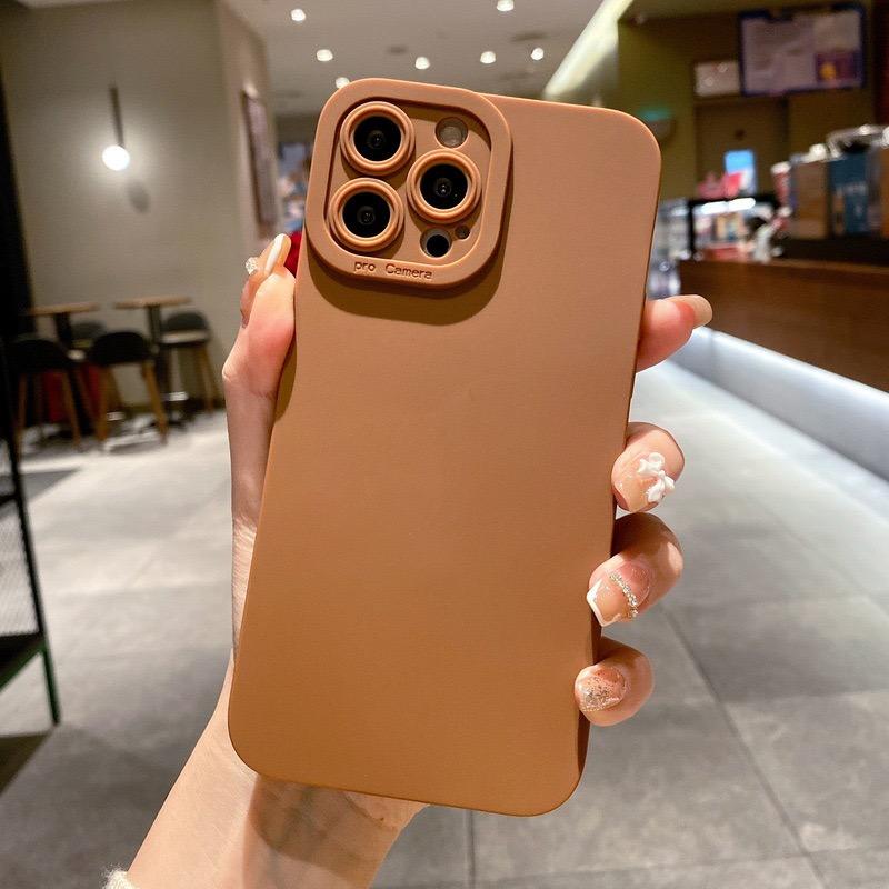 Camera Protection Silicone Phone Case For iPhone 13 Pro Max 11 12 14 Pro Max XR XS Max 7 8 15 Pro Max Soft Shockproof Matte Cover