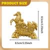 Chinese Horse Statue Desktop Ornament Feng Shui Decor Figurine for Bookshelf