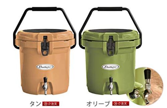 Ice bucket gallon Deelight Ice Bucket 2.5 [olive / 9.34L]