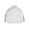 New FILA Letter Stand Collar Down Jacket Unisex White FS2DJC4102X-OWH