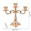 Elegant European Metal Candle Holder for Festival Occasion Night Decorations