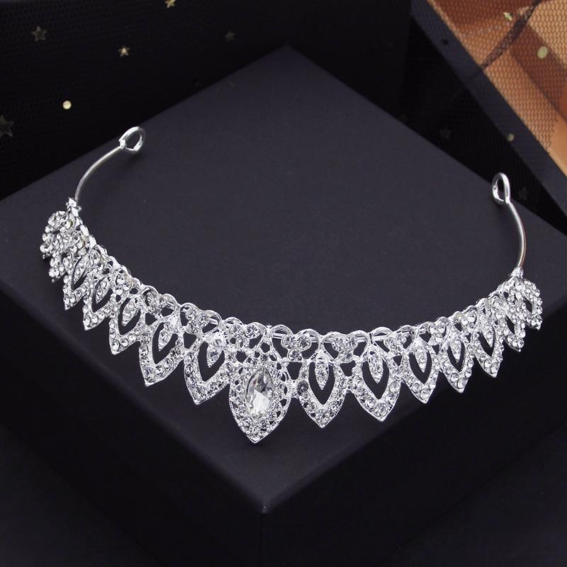 Luxury Headdress Wedding Crown Bride Tiaras and Crowns for Queen Diadem Pageant Crown Bridal Hair Jewelry Accessories