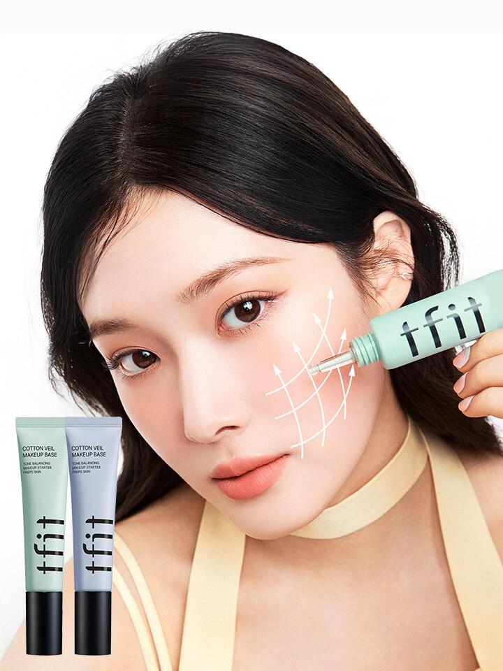 Tifit Cotton Veil Makeup Base 30g 02 Lively Purple