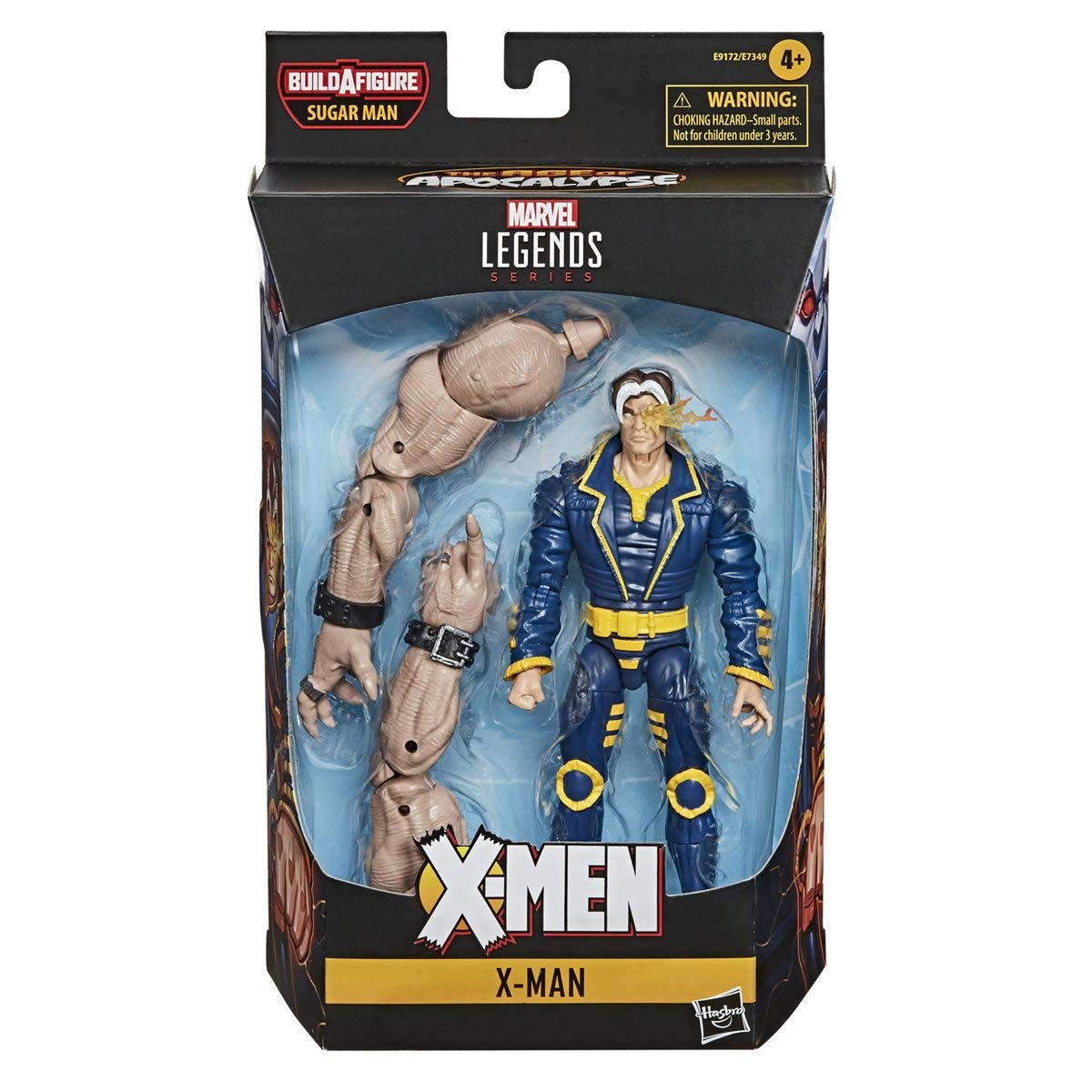 

Hasbro Marvel Legends Фигурка Шугар Мэн Серия Нейт Грей 6 дюймов SUGAR MAN WAVE Marvel Legends Мутант ML Эпоха Апокалипсиса Люди Икс 6-дюймовый Икс-мен