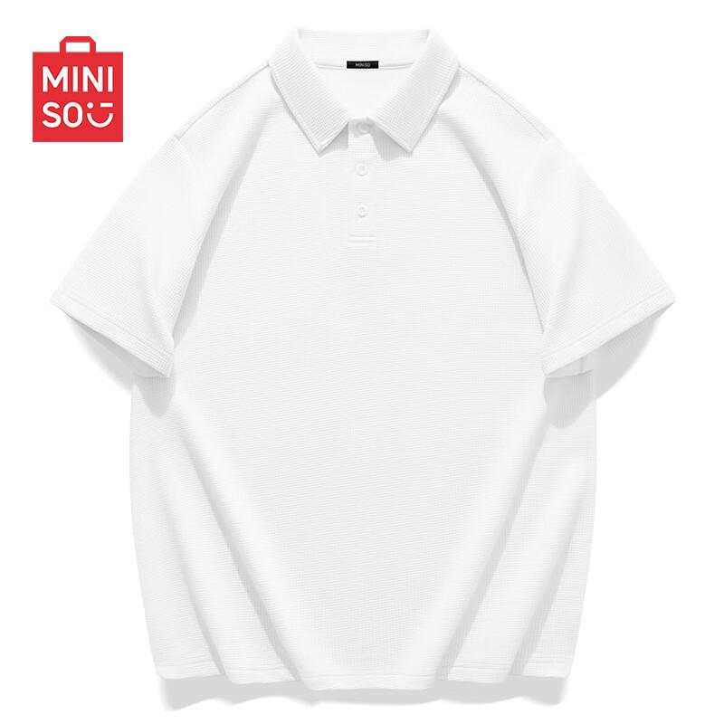 MINISO Men's Waffle Polo Shirt