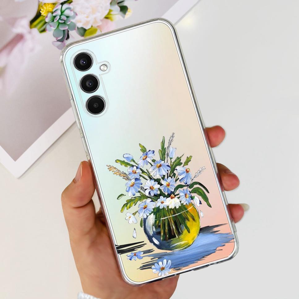 Case For Samsung Galaxy A34 5G 6.6"Cute Cat Astronaut Soft Silicone TPU Cover For Samsung A34 A34 5G Shockproof Phone Case Funda