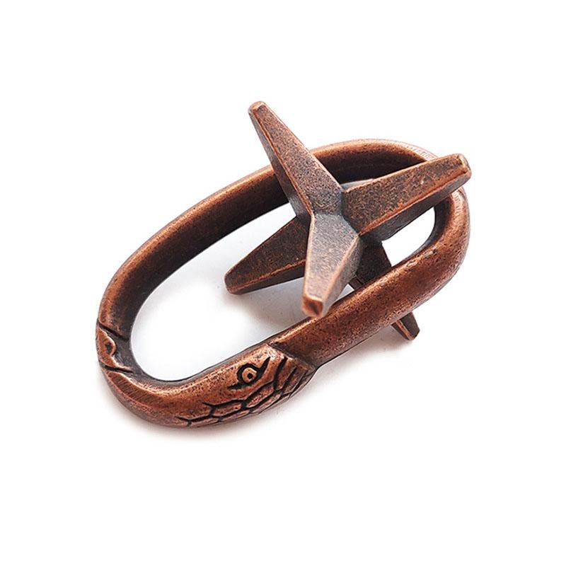 Snake Escape Metal Puzzle Brain Teaser Fidget Toys For Anxy IQ Games Kids Adults Puzzle — фото 2