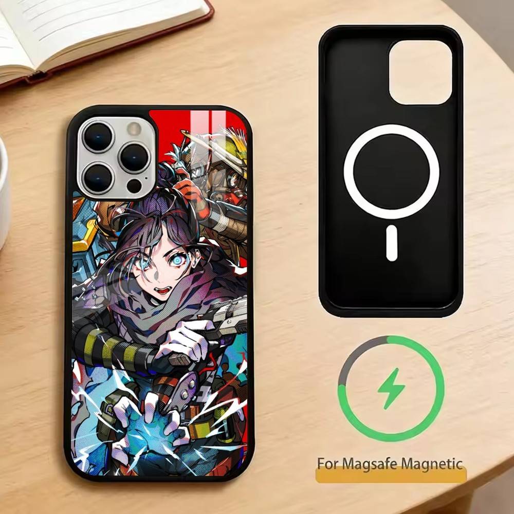 Apex Legends   Phone Case For iPhone17,16,15,14,13,12,11 Plus,Pro Magnetic with Magsafe Wireless Charging
