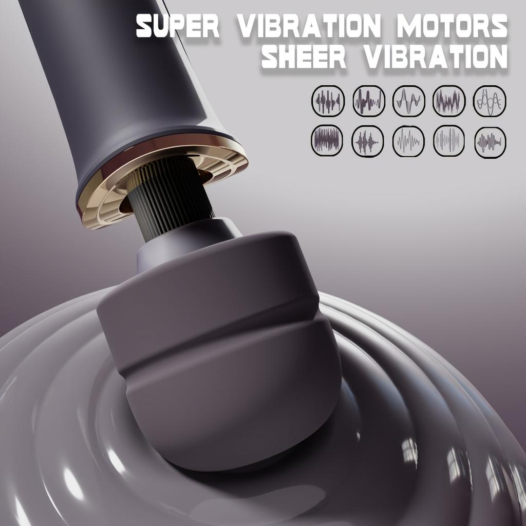 Large Vibrator AV Massager Female Sex Toy Clitoral Nipple Vibrator Handheld Big Head Massager Rechargeable Quiet Powerful Adult Toy and Game