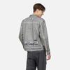Evisu Logo Printed Washable Polo Single-Breasted Jacket Men jackets Light-Gray 2ESGNM3JK746XXCT
