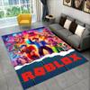 3D Cartoon R-Robloxs Spel Tapijt Vloerkleed voor Speelkamer Slaapkamer Woonkamer Bank Huis Deurmat Decoratie, Vloerkleed Antislip Vloermat Cadeau