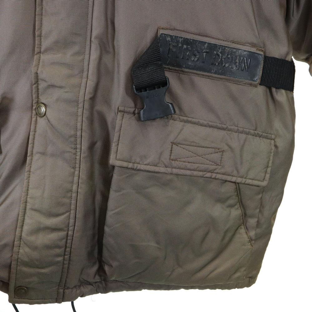 FIRSTDOWN 90s Old Snow Board Down Jacket L Brown Skiing Men's Used
