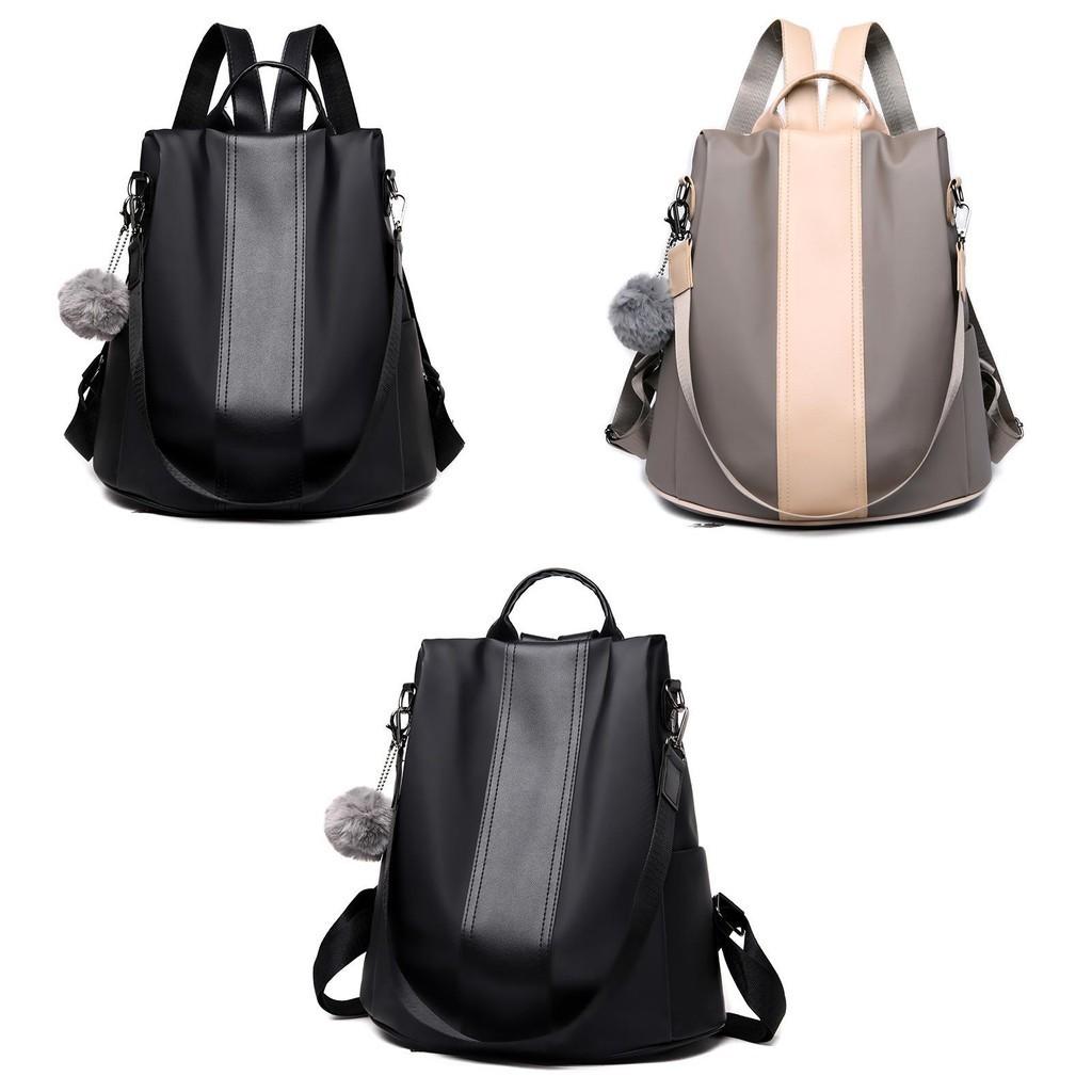 Anti-theft Korean Style Nylon College Backpack Large Capacity Casual Shoulder Bag