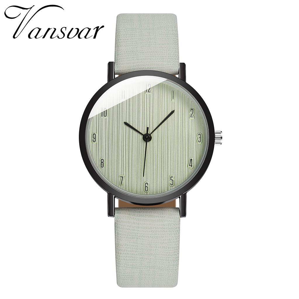 

Женские повседневные аналоговые наручные часы с кварцевым кожаным ремешком и новым ремешком One Size зелёный