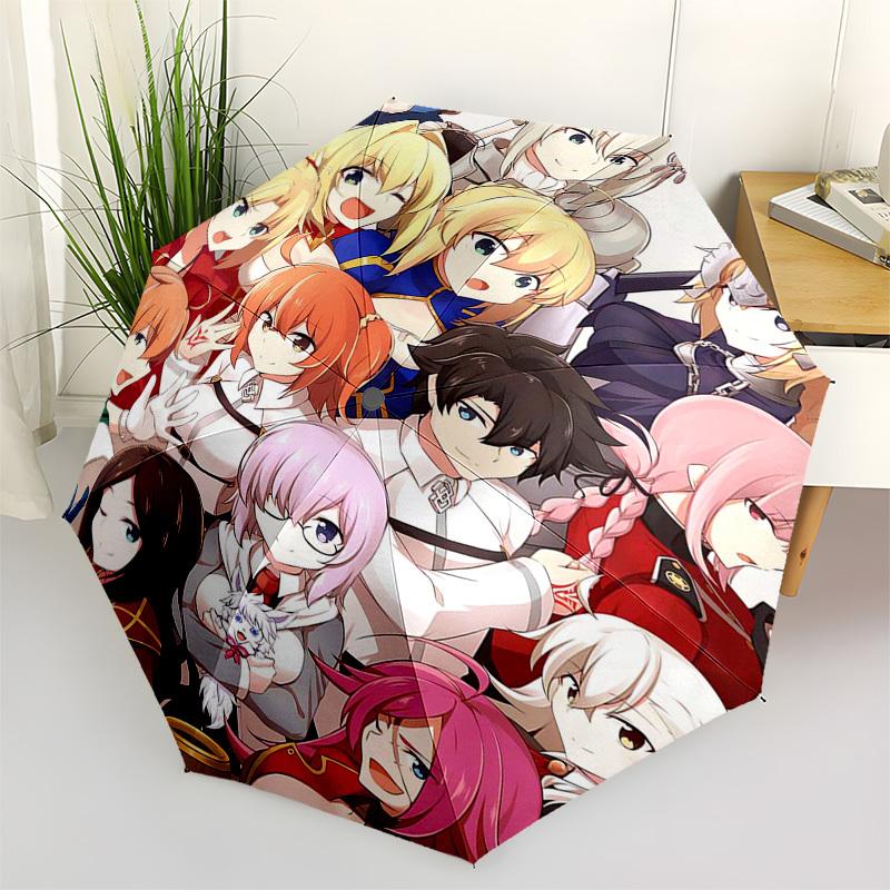 

1pc Outdoor Umbrella with Anime Characters | Automatic Opening & Closing | Portable 3-Fold Design | 8-Rib Iron Frame | Perfect Gift for Fans, Tra