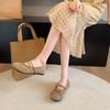 Round-toe Retro Soft-soled Shoes - Full-enclosed Women's Fall/winter Outerwear Flat Shoes Devotion