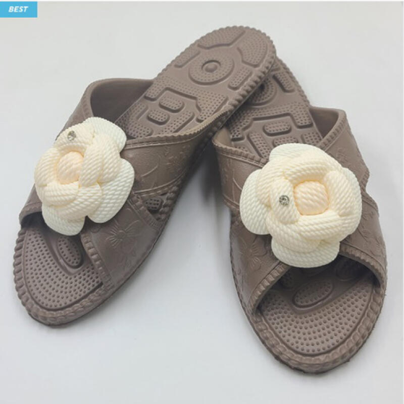 EVA Flower Acupressure Living Room Slippers 250mm