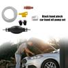 Ergonomic Hand Squeeze Oil Pump Gasolines Siphon Hose Pump For Auto HVAC Maintenance Natural Rubber Construction
