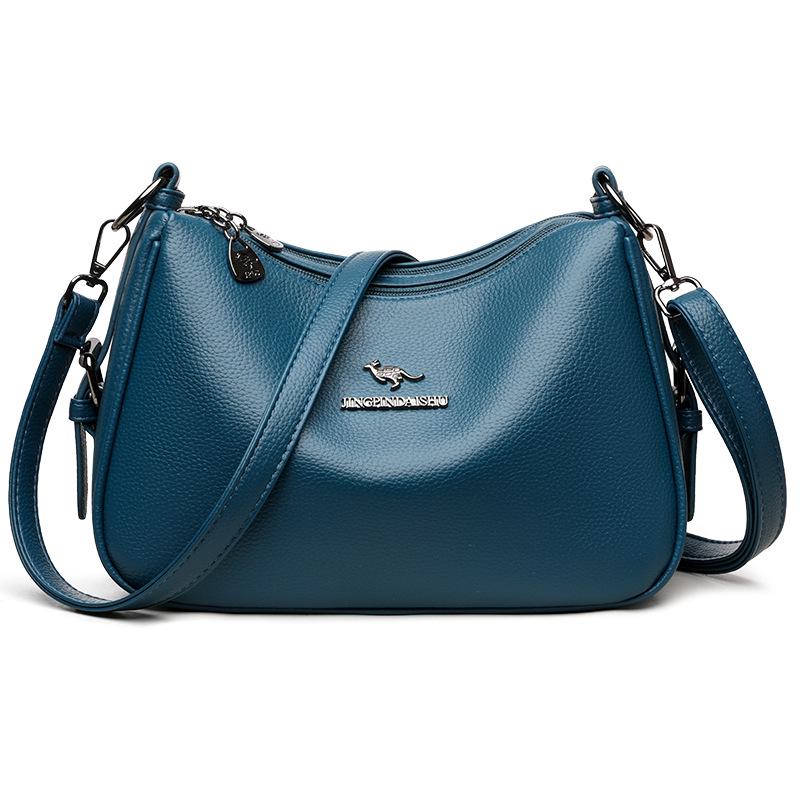 

Elegant Women s 2025 Versatile Crossbody Bag: Large Capacity, Single Shoulder, Perfect for Casual or Commuting. синий