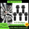 For BMW 1 3 5 7 Series X1 X3 X5 X6 F20 F30 F07 F25 E70 Car Wheel Lug Bolt Nuts New M14x1.25 36136781151 36136890324 4/5/10/20PCS