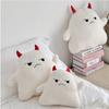 Halloween Home Decor Cotton White Cloud Ghost Pillow Kawaii Soft Plush Toy Funny Cozy Cushion