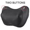 מכשיר לעיסוי ביתי לרכב גב שחור כרית כרית עיסוי שיאצו לעיסוי חשמלי להקלה על כאבי צוואר