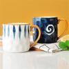 300ML Ceramic Coffee Mug Japanese Style Household Water Cup With Handlegrip Couple Cup Fashion Office Home Birthday Gift