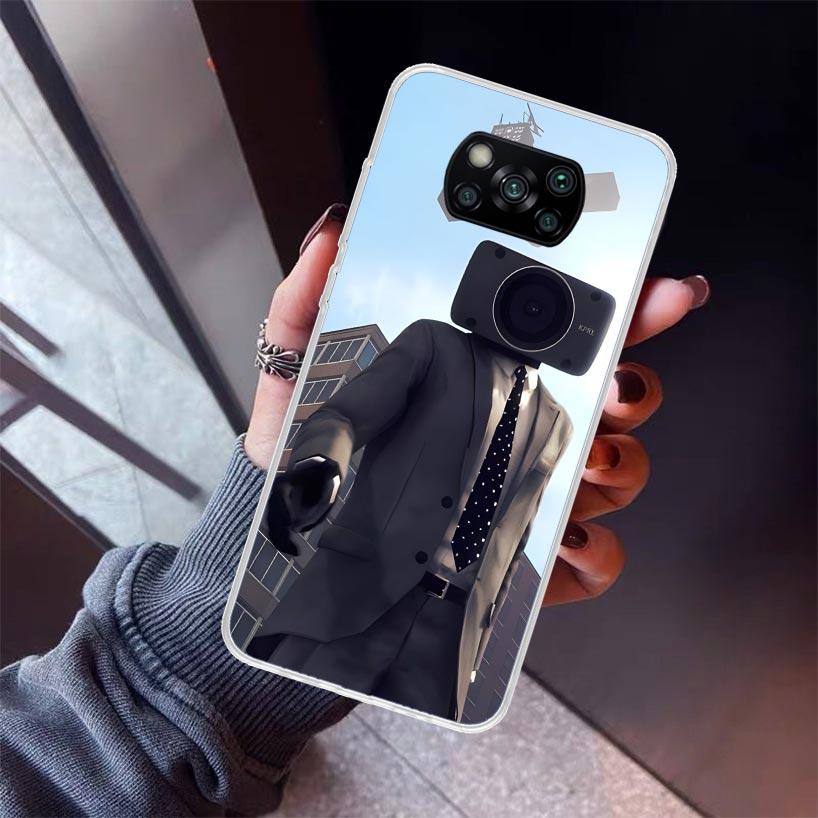 S-Skibidi Toilet Mobile Cell Phone Case For Xiaomi Poco X7 X6 X5 Pro F7 Ultra Redmi 15C 15 13 13C 12 12C 10 10A 10C 9 9A 9C 9T S