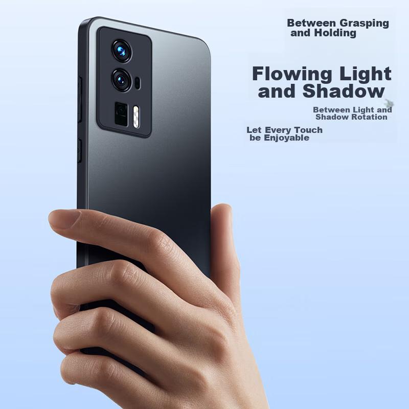 Dream Kajia Redmi K60 Phone Case K60/K60 Pro/K60 Champion Edition Full Coverage Ultra-thin Frosted Silicone Anti-drop Menn Models Graphite Black