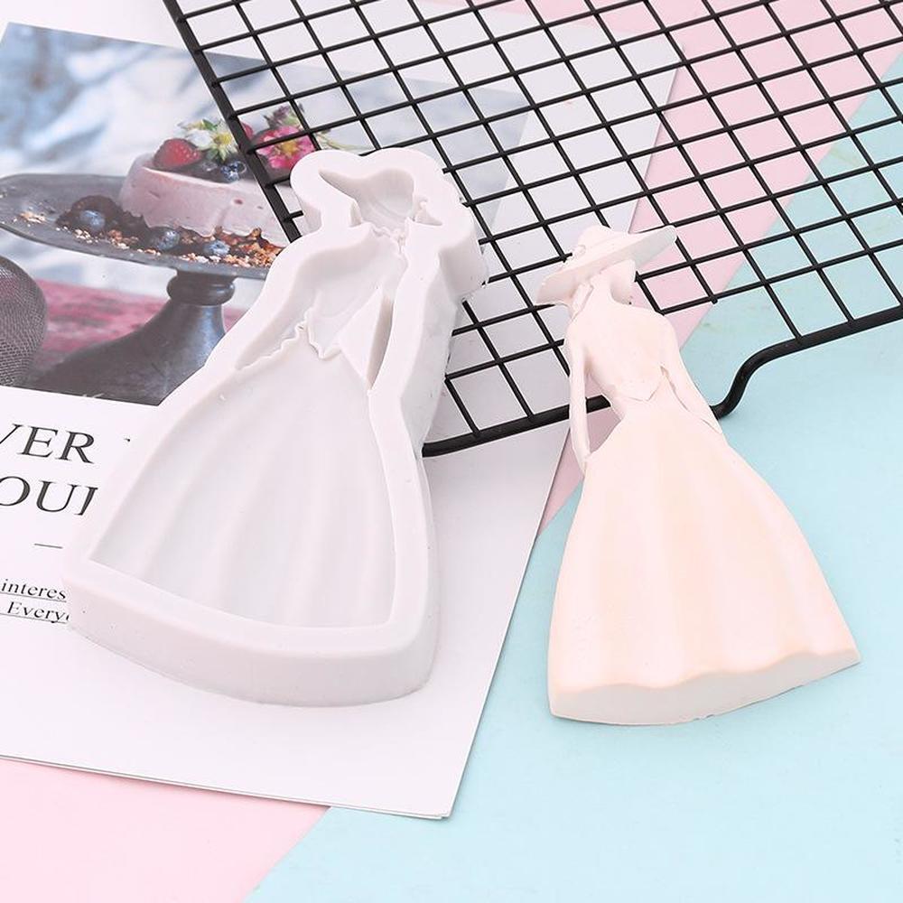 DIY Fondant Silikonform Mädchen Prinzessin Königin Fondant Kuchen Silikonform Schokoladenkuchenform