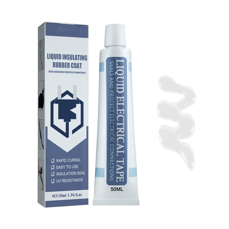 Nastro Elettrico Liquido 30/50ml - Rivestimento Isolante, Impermeabile per Fili, Cavi, Connettori, Alternativa al Nastro Tradizionale, Resistente agli Agenti Atmosferici, Riparazione Rapida