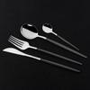 36Pcs Stainless Steel Mint Gold Dinnerware Set Dessert Knife Cake Fork Coffee Spoon Cutlery Set Kitchen Tableware Silverware Set