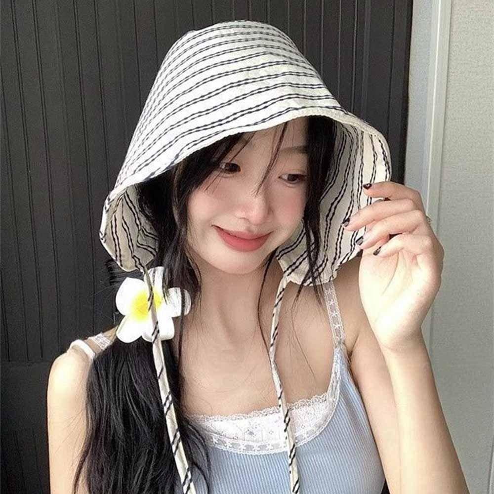 Large Brim Sun Protection Hat Wide Brim Sun Cap Fashionable Bucket Hat  Beach