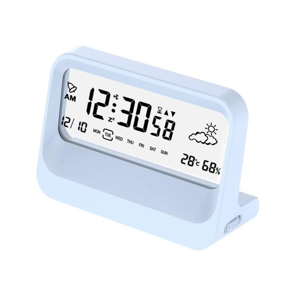 Calendar Function Digital Alarm Clock Humidity Display Snooze Function LCD Display Clock Temperature Display LCD Screen