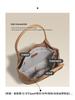 Simple and large-capacity cowhide tote bag 2025 new fashion niche high-end soft leather shoulder commuter bag